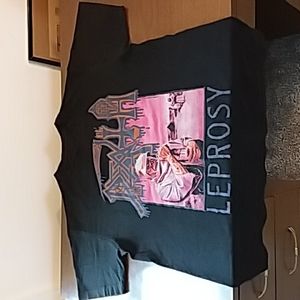 Metal band Death black Leprosy shirt